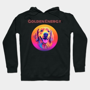 Retro Golden Energy-Golden Retriever Hoodie